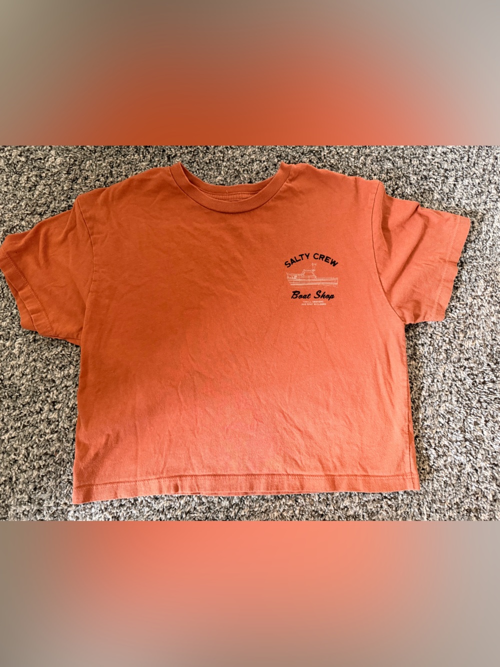 Salty Crew Women’s Orange Short Sleeve Graphic Tee